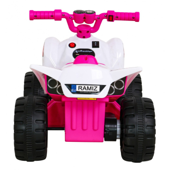 Quad The Fastest na akumulator dla dzieci Różowy + Silnik 25W